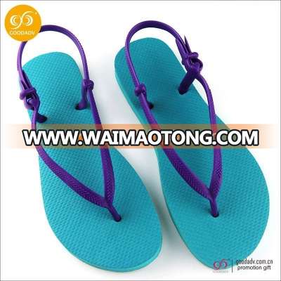 Wholesale cheap ladies sandals slippers rubber flip flop slipper