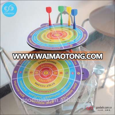 China factory custom round magnetic Dart board