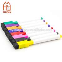 Wholesale custom erasable whiteboard marker pen with refill ink and brush